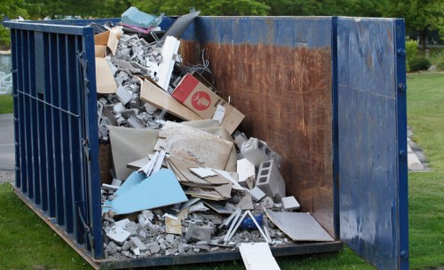 Recycling process in Neasden waste management