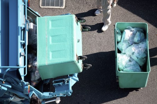 Secure document shredding as part of office clearance in Neasden